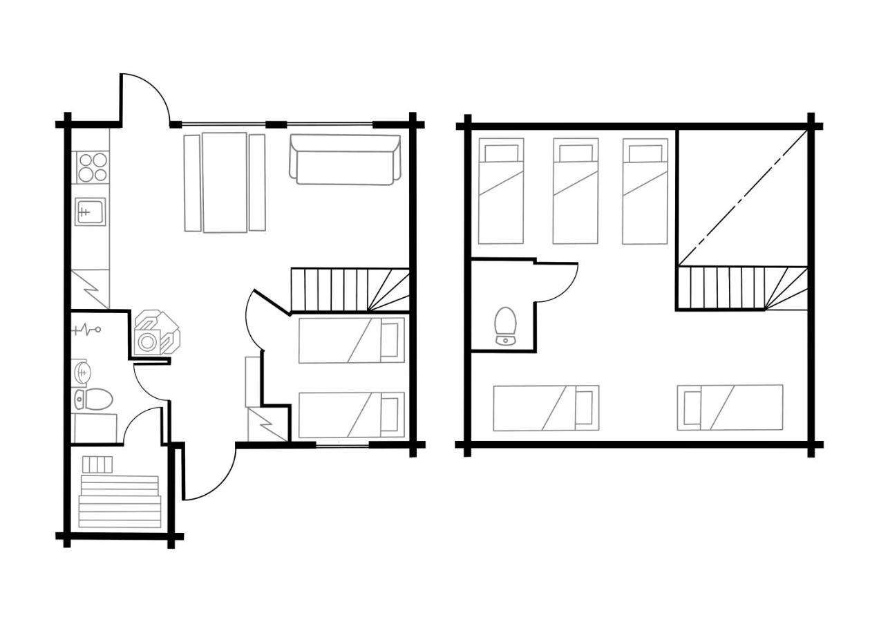 Economy Aarakka Apartment Леви Екстериор снимка